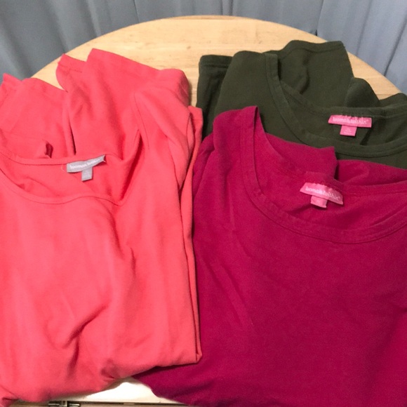 Asymmetrical Shirts Plus Size 3/4 Sleeves (set of 3) - Picture 1 of 9
